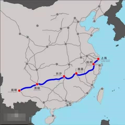 350公里/小時(shí)！中國東西向最長高鐵將通車